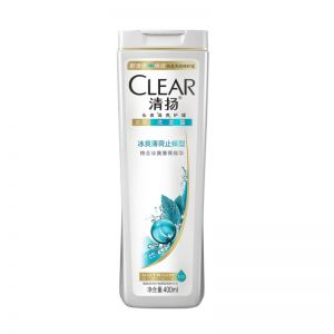400ml清扬去屑洗发露冰爽薄荷止痒型（白瓶）