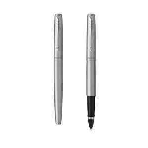 派克乔特钢杆白夹宝珠笔