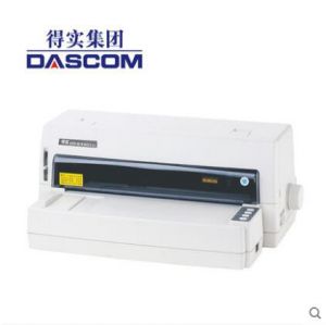 得实 平推票据打印机 DS-6400III 136列 24针 396字/秒 复写能力1+6联 灰白