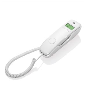 TCL 电话机 HA(8A)T 挂壁 来电显示 停电可使用 防雷击设计 白色