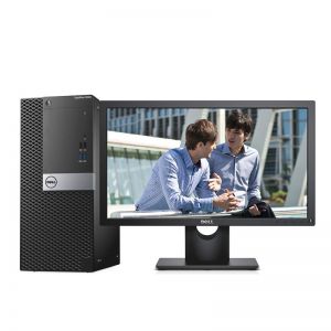 戴尔台式电脑　OptiPlex 3046MT　I5-6500/4G/500G/集显/DVDRW/DOS/19.5寸显示器　黑色