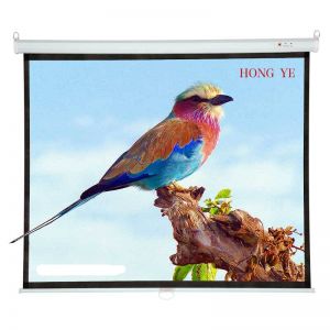 红叶 手动投影幕布 100寸 2030*1520mm 4:3 玻珠