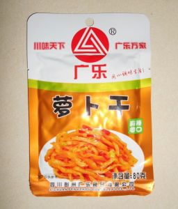 广乐萝卜干80g 麻辣爽口 保质期: 450天