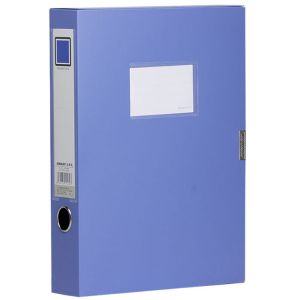 金得利 标准型档案盒 DC-55 背宽A4 55mm 2寸 PP材质 板材厚度1mm 蓝色
