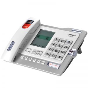 中诺 录音电话机 G025 产地：深圳 有线 支持内存扩展 配4G内存 珍珠白