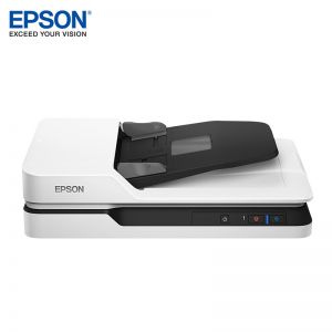 爱普生 扫描仪 DS-1610 ADF+平板 A4幅面 ADF黑彩同速22ppm/8ipm 平板彩色7秒/页 黑白6秒/页 ADF600*600dpi 平板1200*1200dpi 双面扫描 白色