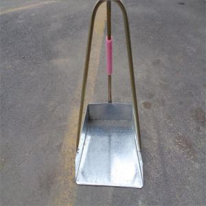 小李 手提铁簸箕 簸箕前275mm后220mm长285mm高95mm 手柄高600mm