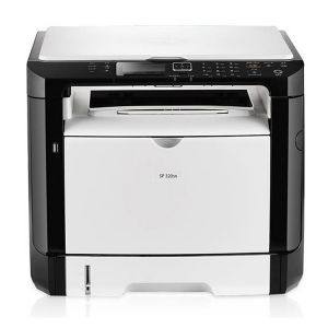 理光 黑白激光一体机 SP320SN 26页/分钟,支持有线网络、双面打印,250页抽屉式纸盒+50页手送纸盒