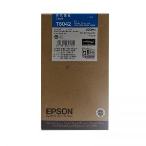 爱普生/EPSON 墨盒 T6042 220ml 适用Stylus Pro 7880/9880 青色