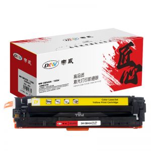 帝威 硒鼓DW CB542A(125A)/CRG316 匠心版 (带芯片)适用惠普HPCP1215/CP1515 打印量1400页 黄色