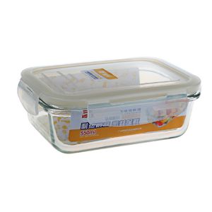 振兴长方形玻璃保鲜盒  BXM6257 550ML