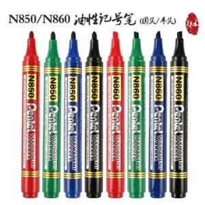 派通 圆头尖记号笔 N850-D 4.2mm 绿色