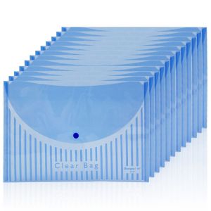 广博 按扣式透明文件袋 WJ6330 A4 透明