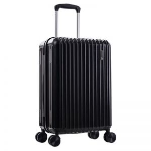 爱华仕 拉杆箱 OCX6703-20 尺寸：36*23*49cm 材质：织物 PC  承重：10kg 黑色