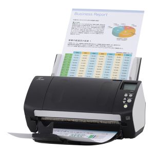 富士通 扫描仪 Fi-7160 A4幅面 馈纸式 扫描速度60ppm 双面自动进纸 黑色