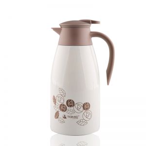 特美刻/TOMIC 双层不锈钢保温壶 TJ2047U02 2L 白色