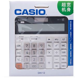 卡西欧 计算器 DH-12-WE 12位 白色