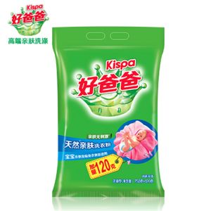好爸爸 亲肤粉750g+120g 