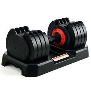 JOROTO 可调节哑铃 J-KT20 ABS 可调重量：4KG 8KG 12KG 16KG 20KG 净重：20KG