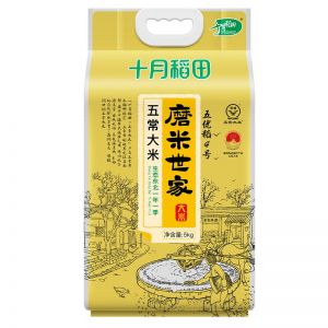 十月稻田 大米 5kg 磨米世家 五常大米 稻花香