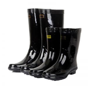 三五三二 长筒雨靴  42码 黑色