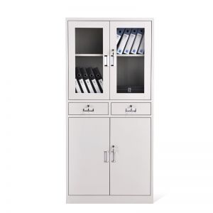 奈高 文件柜 WJG-02 四门四层 冷轧钢 1800*390*850mm