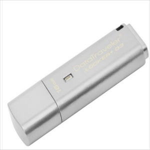 金士顿 优盘 DTLPG3 16GB USB3.0 硬件加密金属 银色