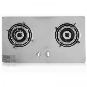 美的（Midea）燃气灶 JZT-MQ7211-S 嵌入式 天然气 不锈钢 三级能效  黑色