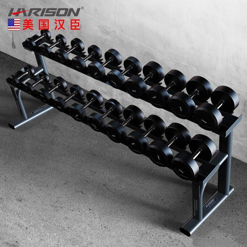 汉臣 十付哑铃架 HR 327 碳钢 毛重57.6KG 最大承重1000KG 不含哑铃
