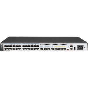 华为/HUAWEI 交换机 S5720-32P-EI-AC 24个10/100/1000Base-T以太网端口 8个千兆SFP 交流供电 机架式网管交换机一年保修 黑色