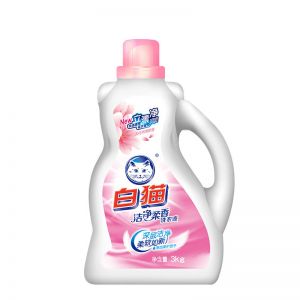 白猫洁净柔香洗衣液3kg 清香