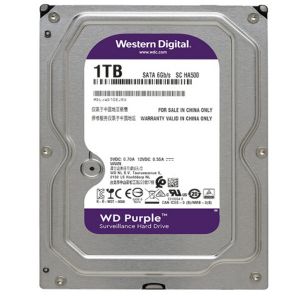 西部数据(WD)紫盘 1TB SATA6Gb/s 64M 监控硬盘(WD10EJRX)