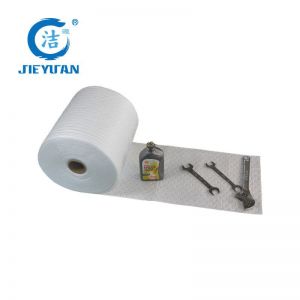 洁源 吸油卷 OR43845X 棉 宽38cm*长45m*4mm 吸油量102升/箱 带撕线耐磨型45m国际款 1卷/箱 只吸油不吸水 白色