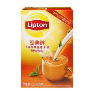 立顿 经典醇十年经典原味奶茶固体饮料 175g S10