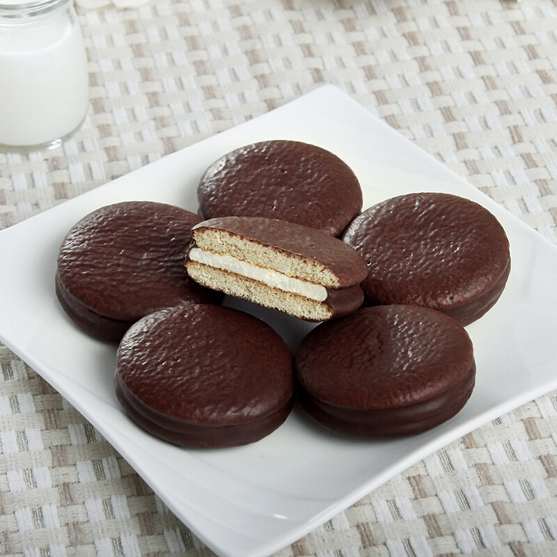 好丽友 巧克力派 34g*12枚 408g _好丽友