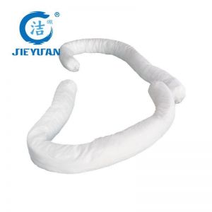 洁源 围油绳 OB20600 棉 直径20*长600cm 吸油量236公升/包 2条/包 只吸油不吸水 白色