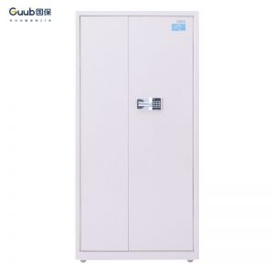  国保 双门保密柜 M103-E2 1900*900*430mm 四层 一抽屉 电脑密码锁 钢制 白
