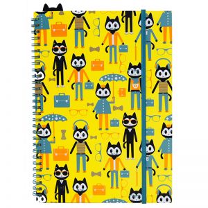 富美高喵克亮彩系列笔记本42214B570页黄色