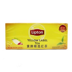 立顿 黄牌精选红茶 S25 50g *25包/盒