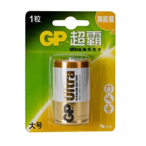 超霸 电池 GP13U-2IL1 R20P1号燃气灶电池 1.5V 混色