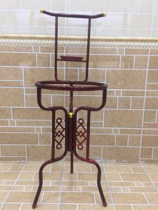 巨强 脸盆架   总高1220*边高720*内经35.5mm 红色