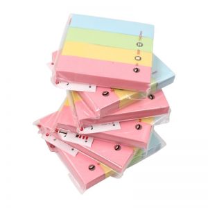 益而高 挂袋装彩色指示贴 TY666 75*19mm 1本装 混色