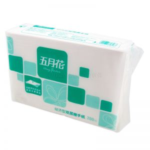 五月花 擦手纸 A18250S 200抽 双层