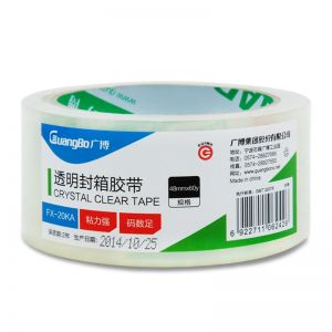 广博 封箱胶带 FX-20KA 48mm*60y 透明