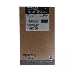 爱普生/EPSON 墨盒 T6041 220ml 适用Stylus Pro 7880/9880 照片黑