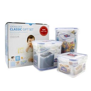 乐扣乐扣 保鲜盒礼品装 HPL807S001 三件套