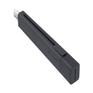 纽赛 美工刀 NS061 130*18mm 刀头盖 深灰