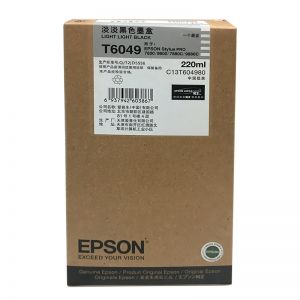 爱普生/EPSON 墨盒 T6049 220ml 适用Stylus Pro 7880/9880 淡淡黑