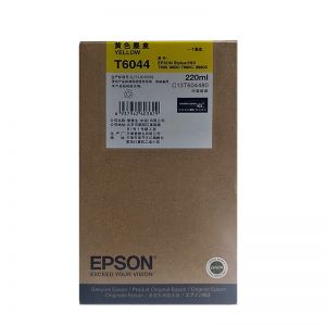 爱普生 墨盒 T6044 220ml 适用Stylus Pro 7880/9880 黄色