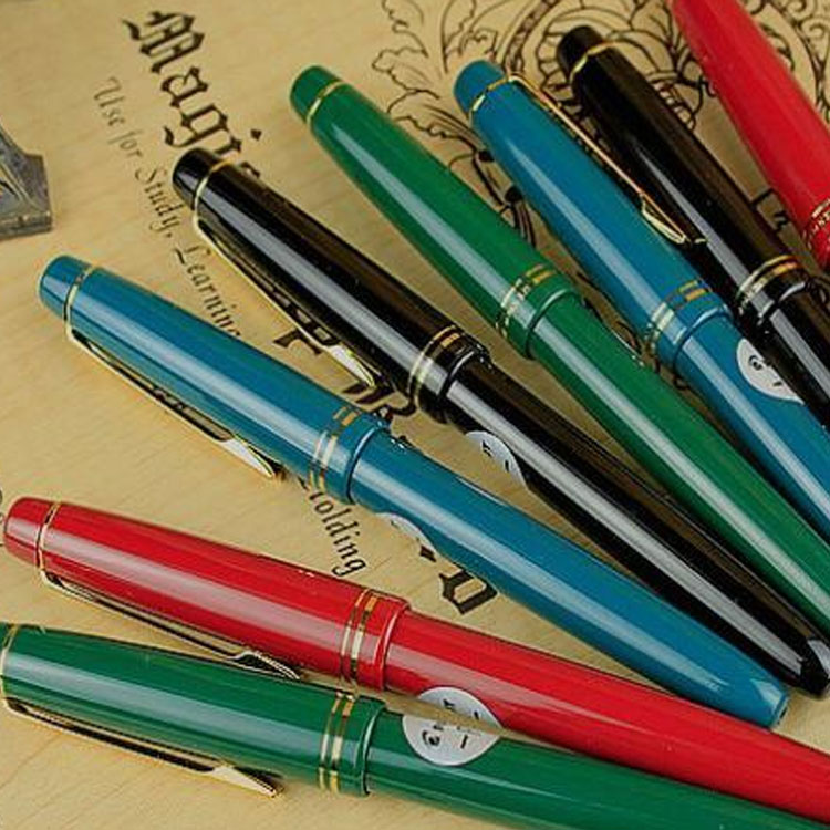 百乐22k包金自来水笔 fp-78g-f-g f咀 含笔盒 绿色_百乐